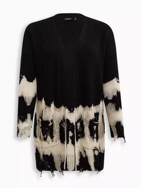 torrid LoveSick Cotton Open Front Cardigan size 18/20